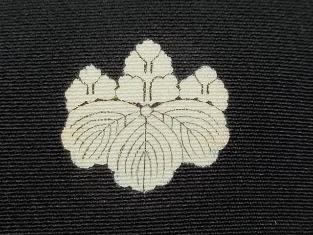 平和屋着物●豪華黒留袖 友禅 作家物 花鳥文 金彩 正絹 逸品 DABI9531ud