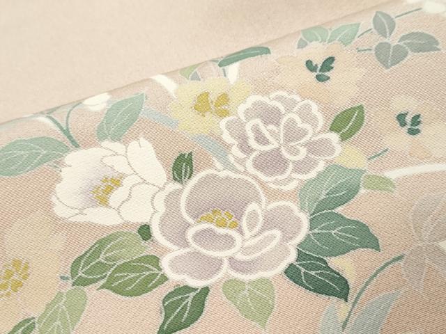 平和屋着物●訪問着 友禅 作家物 草花丸文 暈し染め 正絹 逸品 DABI9532ud