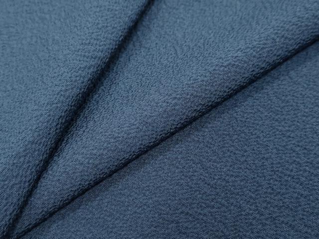 平和屋着物●上質な色無地 深縹色 正絹 逸品 DABI9557ud