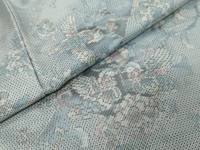 平和屋着物●本場大島紬 総絣 花鳥文 正絹 逸品 未使用 DABI9620ud