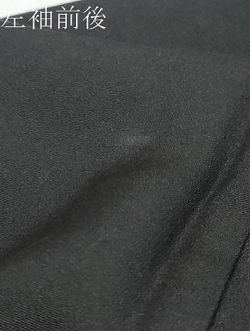 平和屋着物●豪華黒留袖 友禅 作家物 風景草花文 正絹 逸品 DABI9626ud