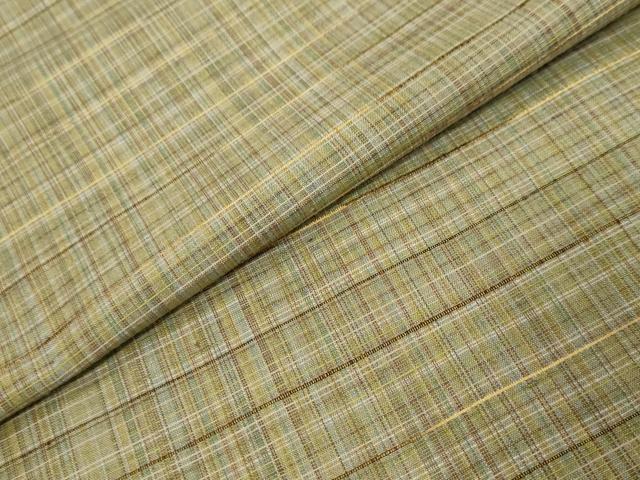 平和屋着物●上質な紬 霞文 正絹 逸品 DABI9634ud