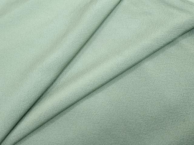平和屋着物●上質な色無地 青磁鼠色 正絹 逸品 DABI9664ud