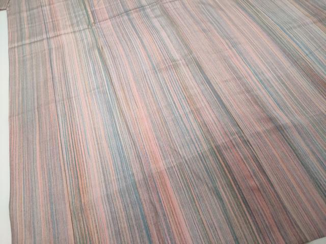 平和屋着物●長襦袢 無双仕立て 霞文 正絹 逸品 DABI9676ud
