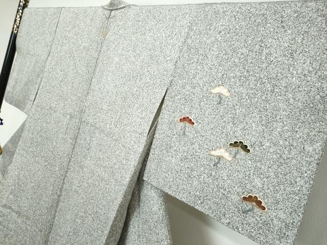 平和屋着物●訪問着 草花文 正絹 逸品 DABI9680ud
