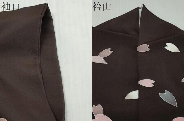 平和屋着物●訪問着 作家物 舞桜文 正絹 逸品 DABI9693ud