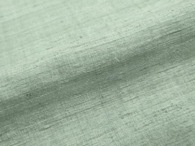 平和屋着物●上質な紬 利休鼠色 正絹 逸品 DABI9698ud