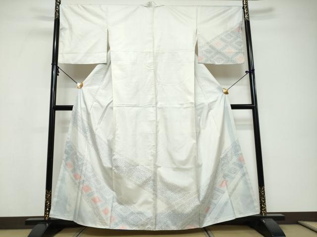 平和屋着物●本場大島紬 訪問着 吉祥花文 正絹 逸品 DABI9727ud