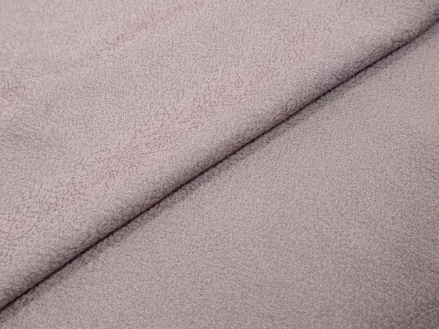 平和屋着物●上質な色無地 草花地紋 薄鼠色 正絹 逸品 DABI9777ud