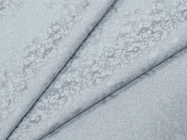 平和屋着物●上質な色無地 霞地紋 藤鼠色 正絹 逸品 DABI9803ud