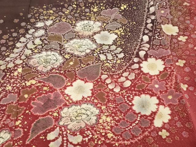 平和屋着物●吉乃一廉 幻の辻が花 訪問着 辻が花 暈し染め 金彩 正絹 逸品 未使用 DABI9820ud