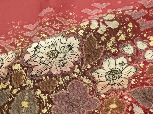 平和屋着物●吉乃一廉 幻の辻が花 訪問着 辻が花 暈し染め 金彩 正絹 逸品 未使用 DABI9820ud