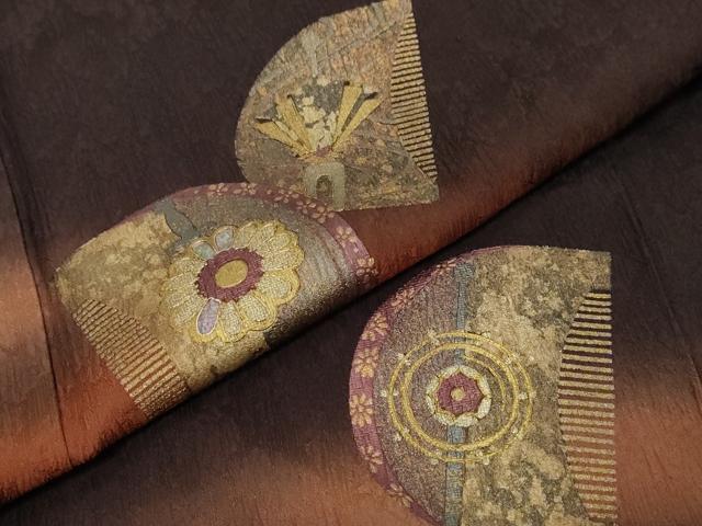 平和屋着物●一蔵コレクション 訪問着 螺鈿 櫛 簪 くし かんざし 暈し染め 金彩 正絹 逸品 DABI9848ud