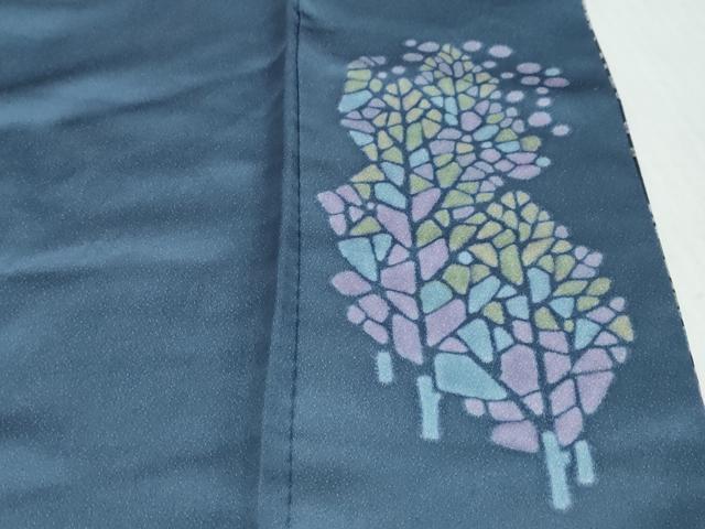 平和屋着物●訪問着 抽象文様 暈し染め 正絹 逸品 DABI9850ud