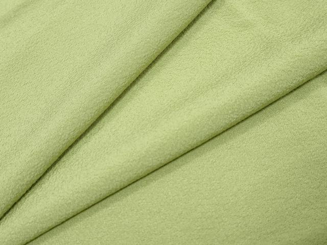 平和屋着物●上質な色無地 苗色 正絹 逸品 未使用 DABI9890ud