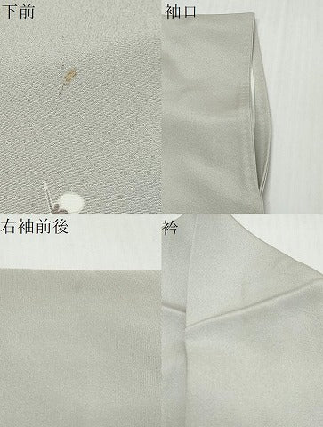 平和屋着物●豪華色留袖 作家物 駒刺繍 吉祥草花文 金彩 正絹 逸品 DABI9907ud