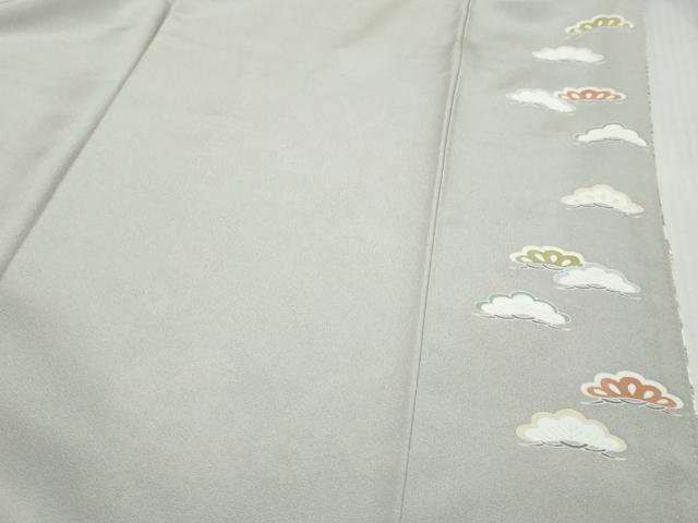 平和屋着物●豪華色留袖 作家物 駒刺繍 吉祥草花文 金彩 正絹 逸品 DABI9907ud
