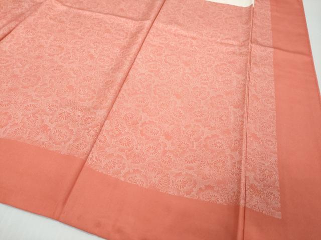 平和屋着物●江戸小紋 草花文 正絹 逸品 DABI9947ud