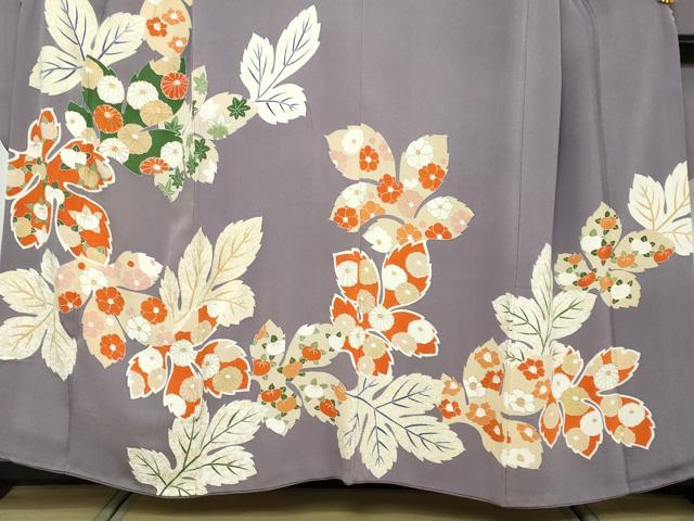 平和屋着物●豪華振袖 駒刺繍 草花文 金彩 鬼しぼ縮緬 正絹 逸品 DABI9960ud