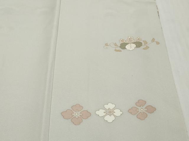 平和屋着物●西陣 京の名門 じゅらく謹製 帝王紫 訪問着 駒刺繍 横段吉祥花文 金彩 正絹 逸品 DABI9986ud
