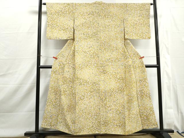 平和屋着物■上質な小紋 枝梅文 暈し染め やまと誂製 正絹 逸品 DABJ0003qa