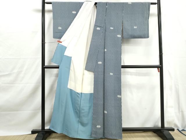 平和屋着物■上質な小紋 舞花竹間道 正絹 逸品 DABJ0105qa