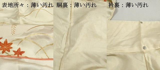 平和屋着物■豪華振袖 駒刺繍 菊尽くし文 金彩 正絹 逸品 DABJ0122qa