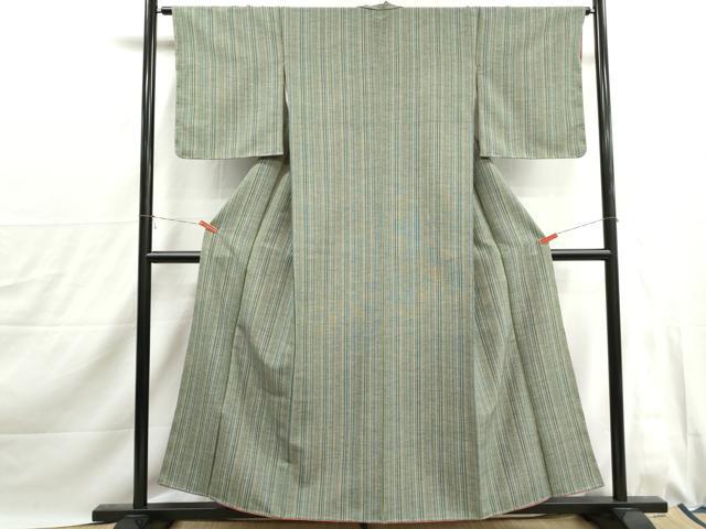 平和屋着物■小紋 間道 洗える着物 DABJ0132qa