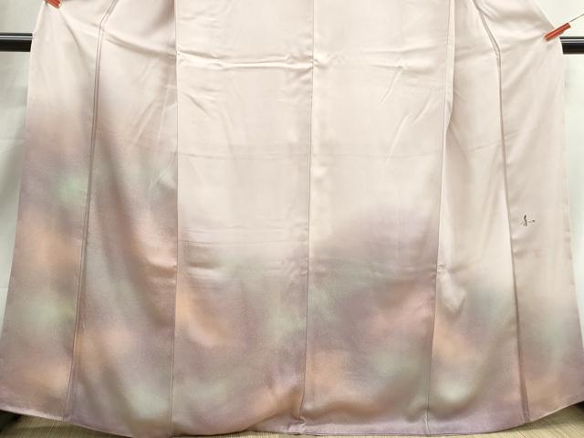 平和屋着物■訪問着 霞文 暈し染め 正絹 逸品 DABJ0152qa