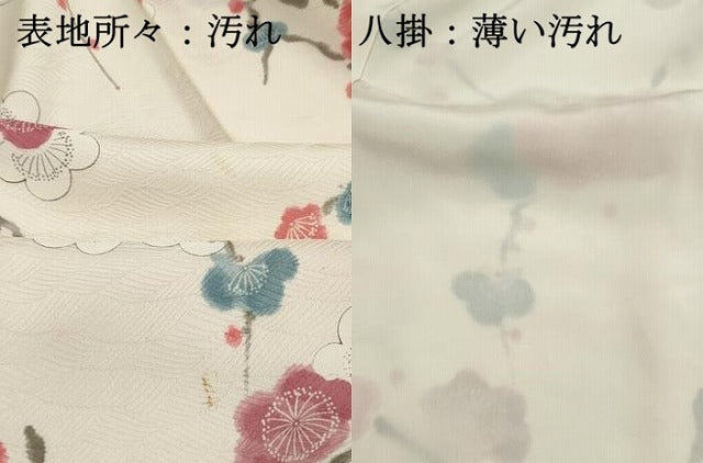 平和屋着物■上質な小紋 枝梅文 正絹 逸品 DABJ0230qa