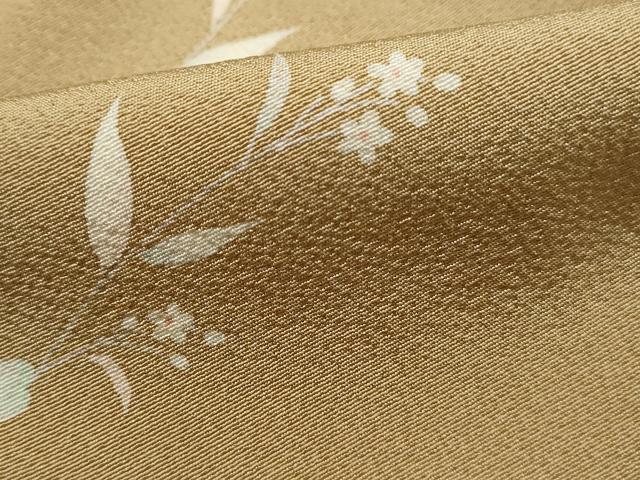 平和屋着物■上質な小紋 草花文 正絹 逸品 DABJ0233qa