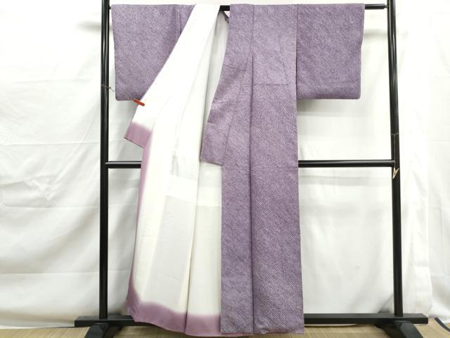 平和屋着物■大変加工の良い総絞り小紋 正絹 逸品 DABJ0359qa