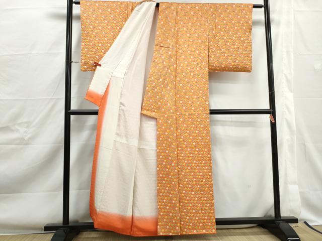 平和屋着物■上質な小紋 総絞り 正絹 逸品 DABJ0408qa