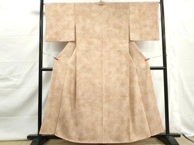 平和屋着物■上質な小紋 霞文 暈し染め 正絹 逸品 DABJ0466qa