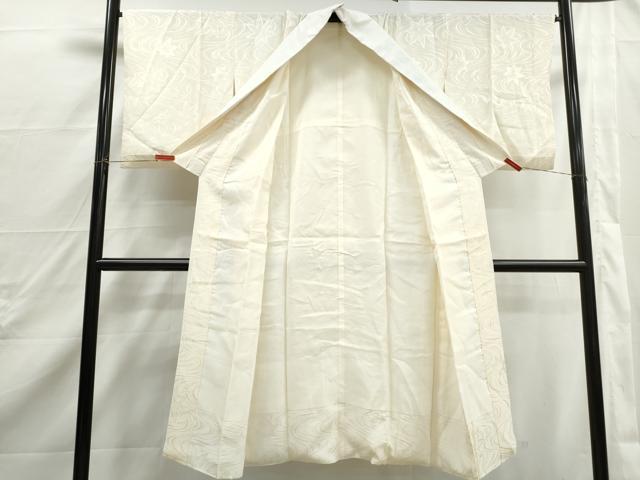 平和屋着物■長襦袢 袷 流水楓地紋 正絹 逸品 DABJ0493qa