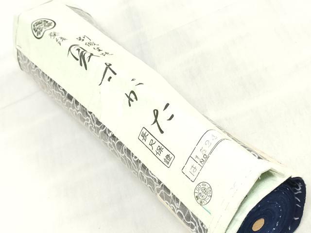 平和屋着物*夏物 浴衣 反物 着尺 注染 瓢箪 綿 逸品 未使用 DABJ0796zy