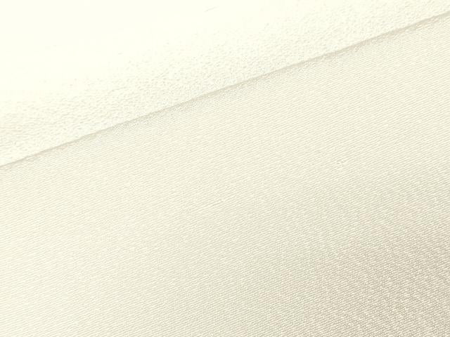 平和屋着物▼羽織・コート 白生地 反物 羽尺 霞地紋 生成り色 逸品 未使用 DABJ0901zy