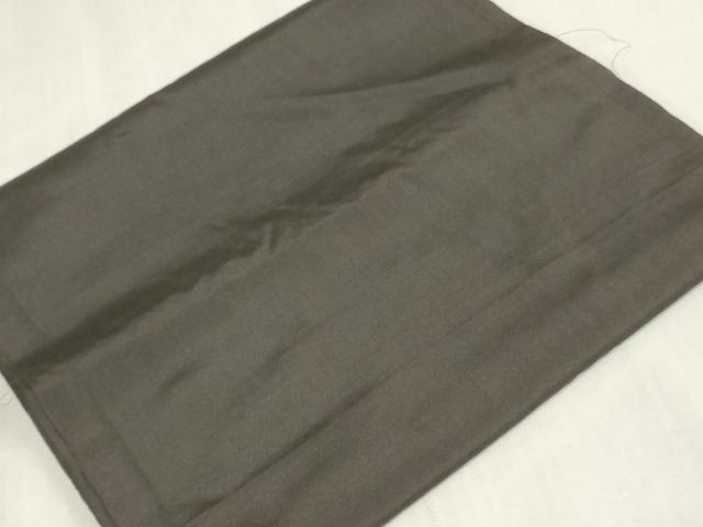 平和屋着物▼羽織・コート 解き反物 羽尺 鉄黒色 逸品 DABJ0903zy