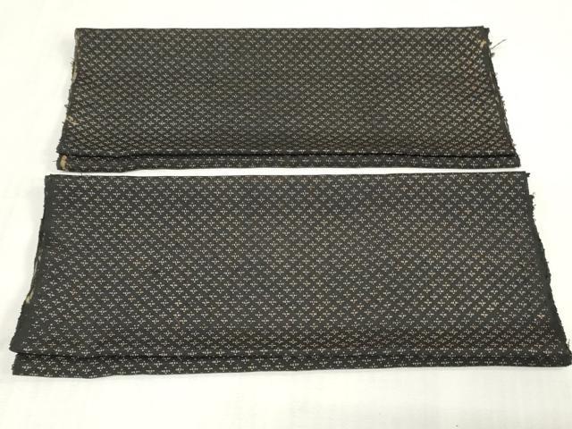 平和屋着物▼羽織・コート 解き反物 羽尺 裁断済み 菱文 逸品 DABJ0904zy
