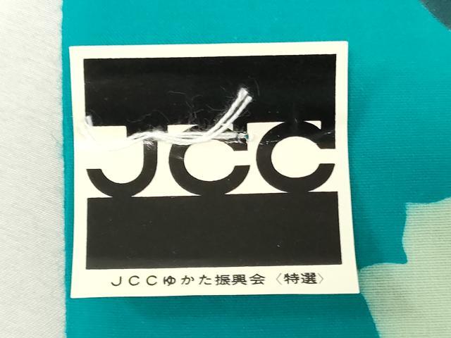 平和屋着物*夏物 浴衣 反物 着尺 注染 バラ 薔薇 綿 逸品 未使用 DABJ0951zy