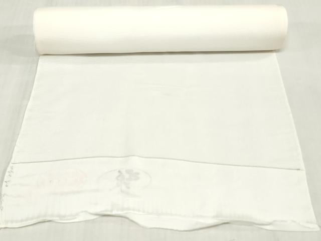 平和屋着物*夏物 長襦袢 反物 着尺 絽 五泉 生成り色 逸品 未使用 DABJ0995zy