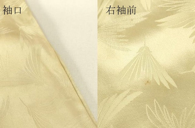 平和屋着物▽訪問着 単衣 草花文 ろうけつ染め 正絹 逸品 DABJ1087az