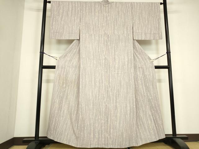平和屋着物▽上質な小紋 単衣 霞間道 正絹 逸品 DABJ1089az