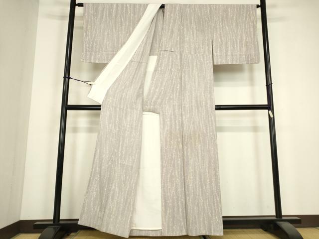 平和屋着物▽上質な小紋 単衣 霞間道 正絹 逸品 DABJ1089az