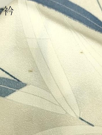 平和屋着物▽上質な小紋 単衣 笹文 正絹 逸品 DABJ1107az