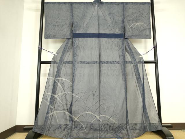 平和屋着物▽訪問着 無双 紗袷 紗×紗 露芝文 正絹 逸品 DABJ1115az