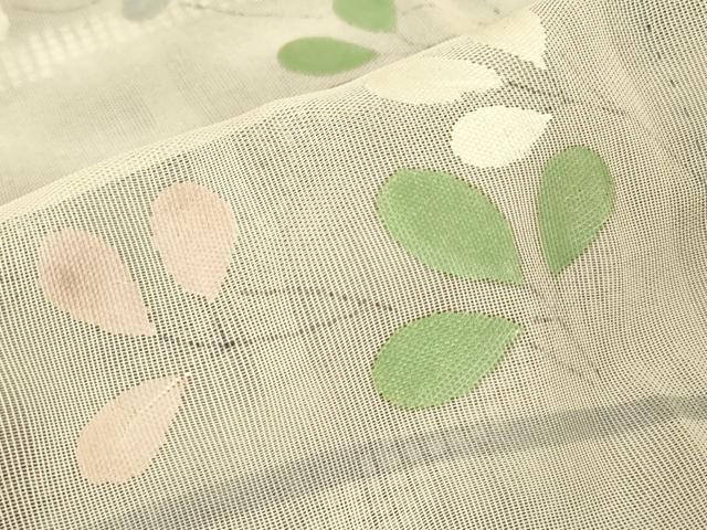 平和屋着物▽訪問着 無双 紗袷 紗×紗 萩文 手描き 正絹 逸品 DABJ1116az