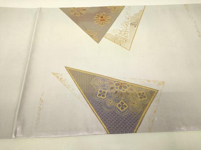 平和屋着物▼中国三大刺繍 スワトウ刺繍 汕頭刺繍 相良刺繍 総刺繍 太鼓柄袋帯 正倉院鳳凰花文 金糸 引箔 さが美扱い 正絹 逸品 DABJ1149az