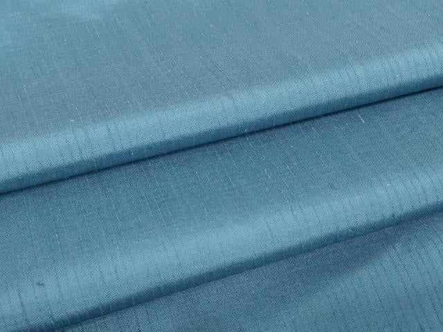 平和屋着物▽上質な紬 単衣 杜若色 正絹 逸品 DABJ1359az