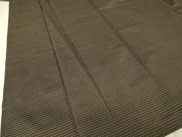 平和屋着物▽本場大島紬 単衣 絣文 正絹 逸品 DABJ1367az